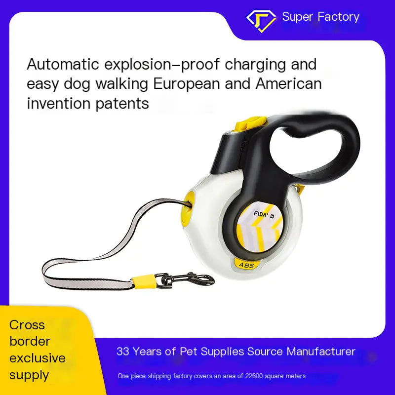 FIDA Large Dog Retractable Leash for Pets